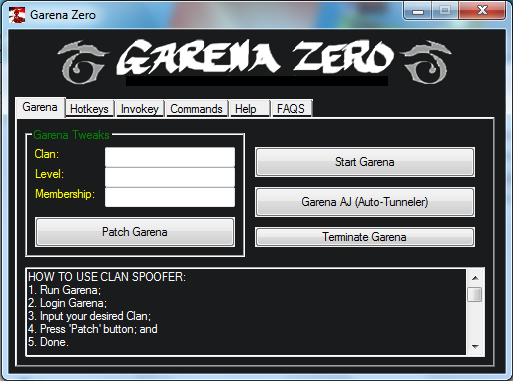Garena Zero новая версия 5.00